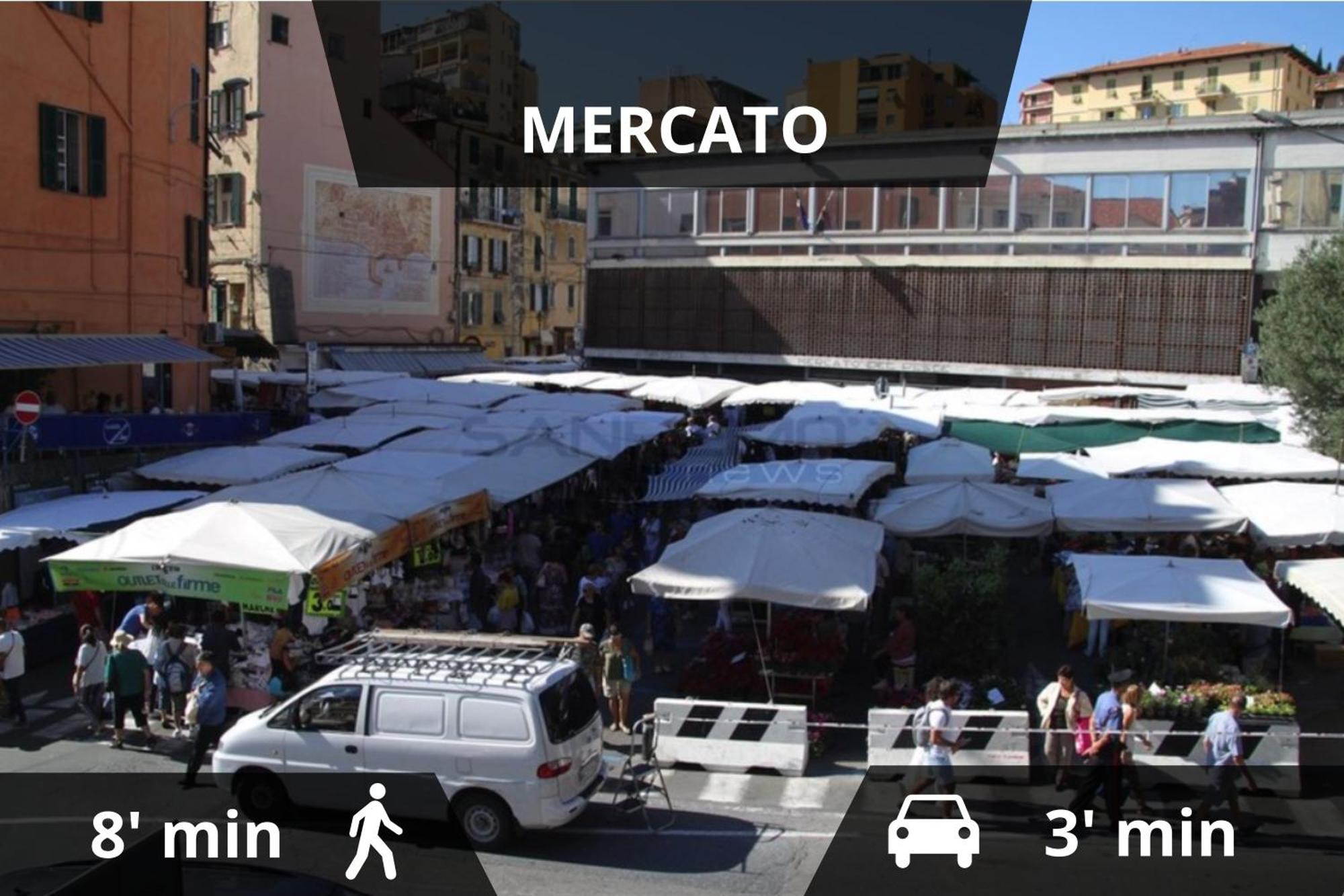 Ariston - Ciclabile Appartamento In Centro Al Mare Con Balcone Sanremo Bagian luar foto